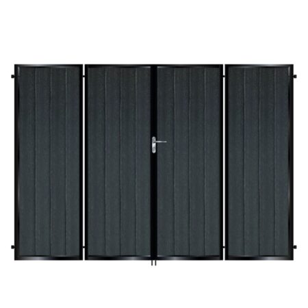 McAdam Composite Bi Fold Gate - Black_c