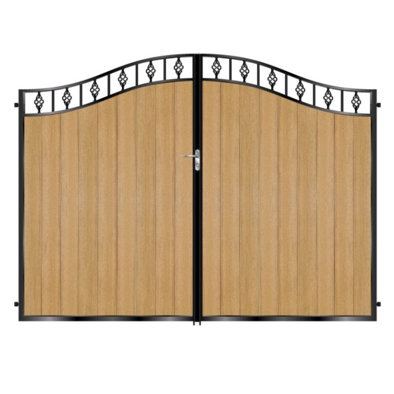 Campbell Tall Composite Driveway Gate - Gates & Automation Direct