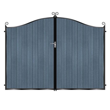 Donaldson Tall Composite Driveway Gate - 7016 Anthracite Grey_c