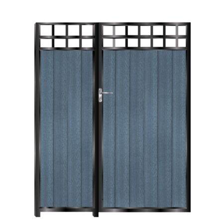 MacKinnon Tall Composite Side Gates & Fixed Panel - 7016 Anthracite Grey_c