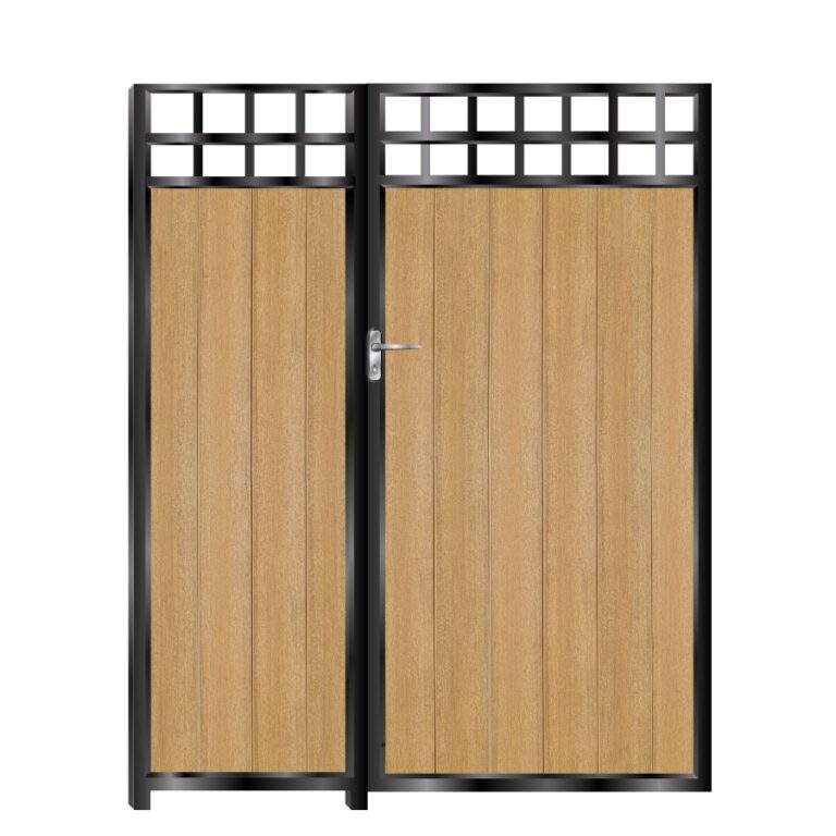MacKinnon Tall Composite Side Gate With Panel - Gates & Automation Direct