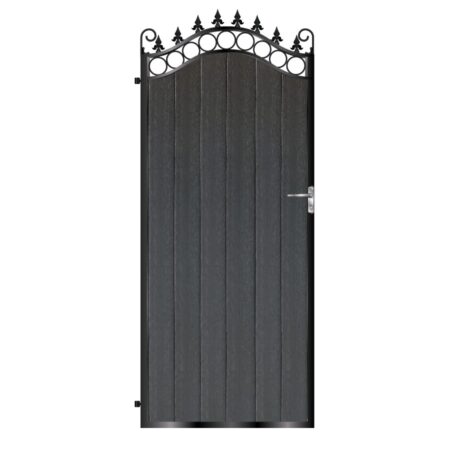 MacMillan Tall Composite Side Gate - Black_c