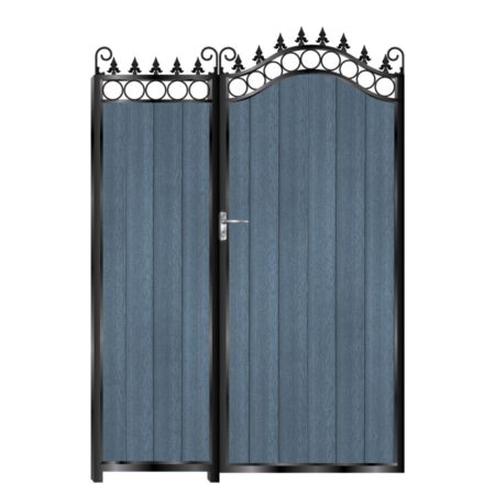 MacMillan Tall Composite Side Gates & Fixed Panel - 7016 Anthracite Grey_c