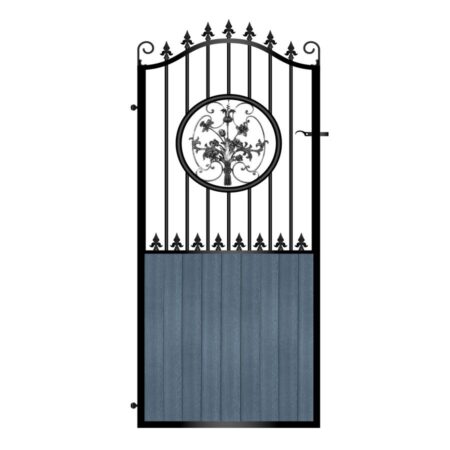 Paterson Tall Composite Side Gate - 7016 Anthracite Grey_c