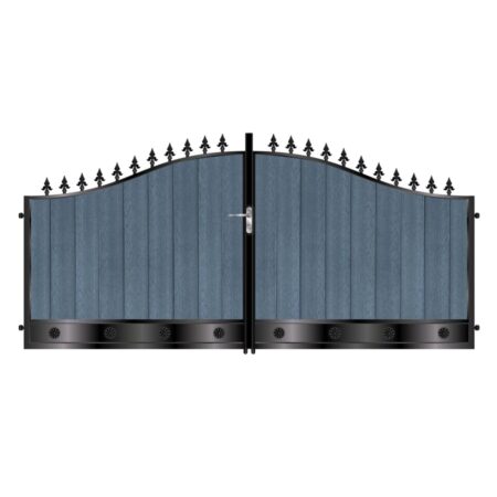Richardson Short Composite Driveway Gate - 7016 Anthracite Grey_c