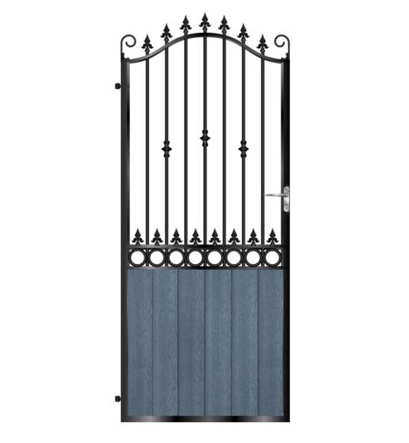 Smith Tall Composite Side Gate - 7016 Anthracite Grey_c