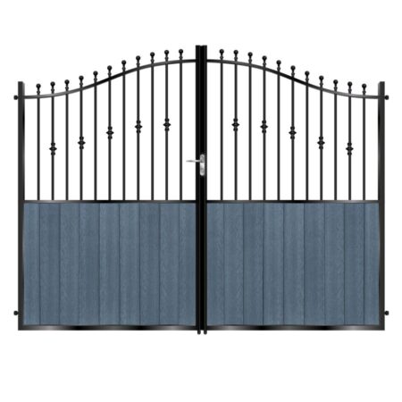 Wallace Tall Composite Driveway Gate - 7016 Anthracite Grey_c