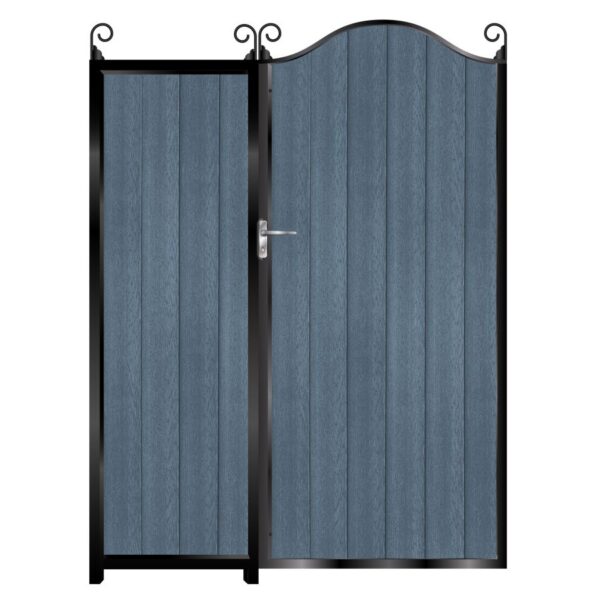 Donaldson Tall Composite Side Gates & Fixed Panel - 7016 Anthracite Grey_c