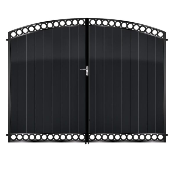 Douglas Tall Aluminium Driveway Gate - Black_c