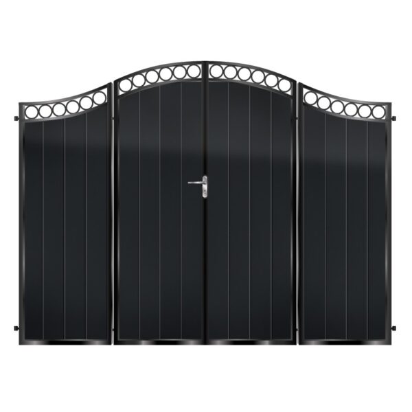 Graham Aluminium Bi Fold Gate - Black_c