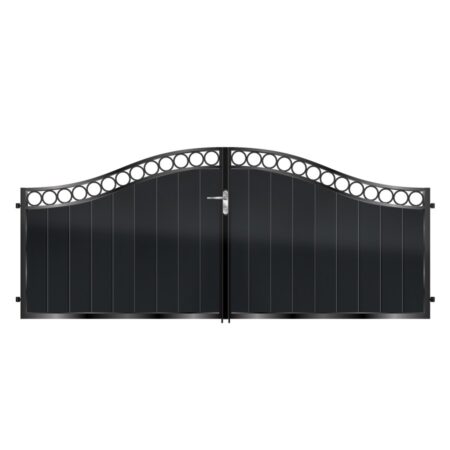 Graham Short Aluminium Driveway Gate - Black_c