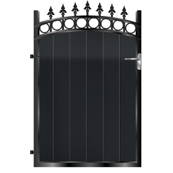 MacGregor Aluminium Garden Gate - Black-01_c