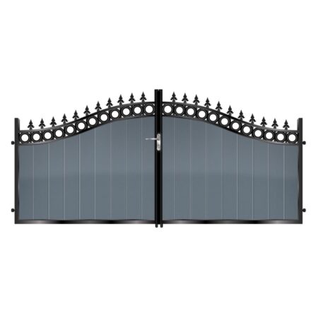 MacGregor Short Aluminium Driveway Gate - 7016 Anthracite Grey_c
