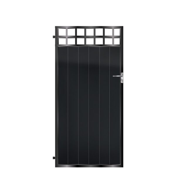 MacKinnon Tall Aluminium Side Gate - Black_c
