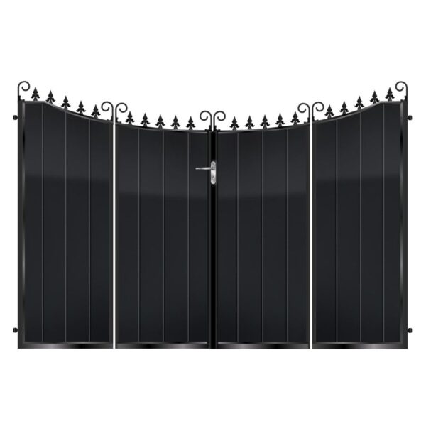 MacLean Aluminium Bi Fold Gate - Black_c