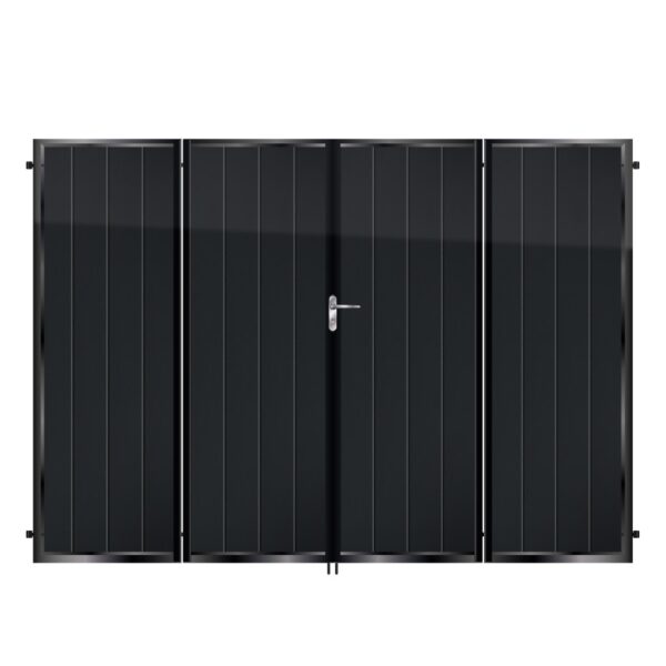 McAdam Aluminium Bi Fold Gate - Black_c
