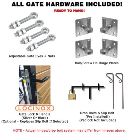 PMR Premium Metal Gate Hardware Driveway Gates C