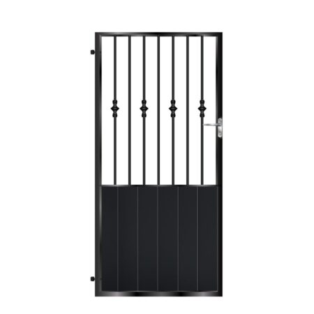 Page Tall Aluminium Side Gate - Black_c