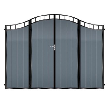 Scott Aluminium Bi Fold Gate - 7016 Anthracite Grey_c