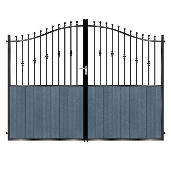 Wallace Tall Composite Driveway Gate - 7016 Anthracite Grey_c