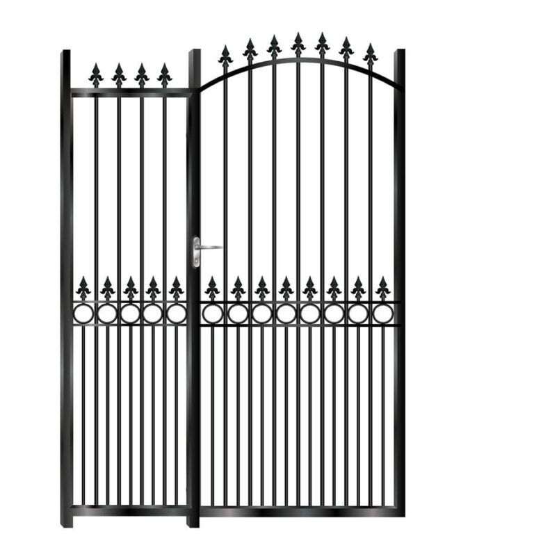 Oxford Tall Metal Side Gate With Panel - Gates & Automation Direct