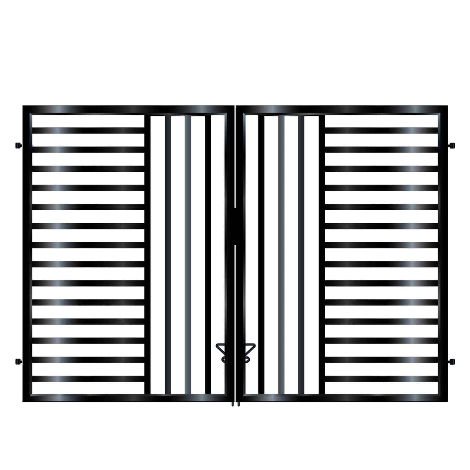 Vector Tall Modern Metal Driveway Gate - Gates & Automation Direct