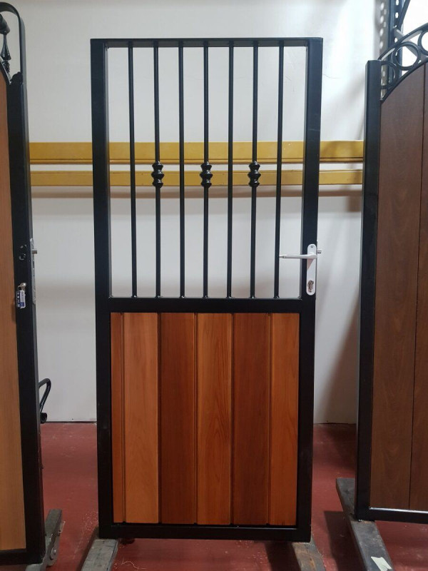 Tall Metal Framed Half Timber Side Gate