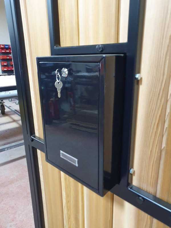 Security Letterbox Feature for Gates